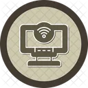 Internet Access Remote Working Connectivity Icon