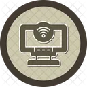Internet Access Remote Working Connectivity Icon