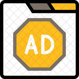 Internet Ad  Icon