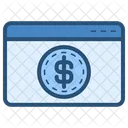 Blue Internet Banking Online Banking Icon