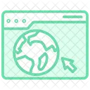 Internet Browsing Duotone Liniensymbol Symbol