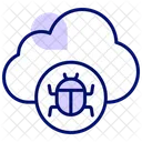 Internet Bug Cloud Bug Cloud Icon