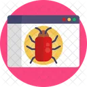 Internet Bug Browser Bug Virus Icon