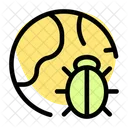 Globe Bug Icon