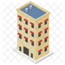 Internet Cafe Building Commercial Building Icon