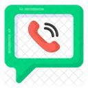 Online Call Internet Call Internet Talk Icon