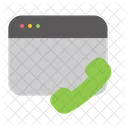 Internet Calling Screen Phone Business Icon