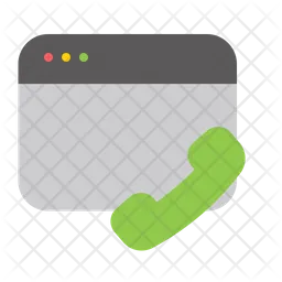 Internet Calling  Icon
