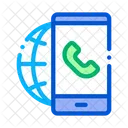 Internet Calling  Icon
