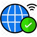 Internet Access Connected Icon