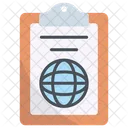 Clipboard Internet Document Icon