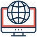 Internet Connection Global Icon