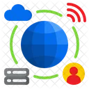 Internet Connection Network World Icon