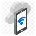 Internet Connection Cloud Computing Cloud Hosting Icon