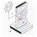 Internet Connection Isometric Icon Design Icon