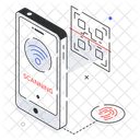 Internet Connection Isometric Icon Design Icon