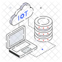 Internet Connection Isometric Icon Design Icon