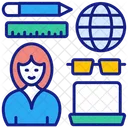 Internet Courses Education Learning Icon