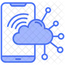 Internet Das Coisas Servico Em Nuvem Iot Ícone