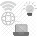 Internet De Las Cosas Iot Internet Icono