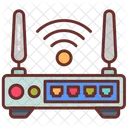 Internet De Las Cosas Iot Modem Wifi Icono