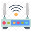 Internet De Las Cosas Iot Modem Wifi Icono