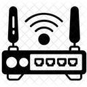 Internet De Las Cosas Iot Modem Wifi Icono