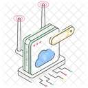 Internet Device Router Cloud Service Icon