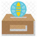 Internet Donation Internet Box Icon