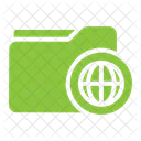 Internet Browser Globe Grid Icon