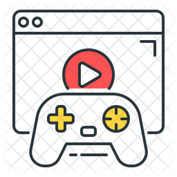 Internet Game Icon Of Colored Outline Style Available In Svg Png Eps Ai Icon Fonts