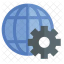 Internet Settings Worldwide Icon