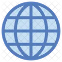 Internet Worldwide Earth Globe Icon