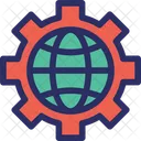 Internet Setting Wheel Icon