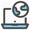 Internet Globe Network Icon