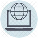 Business World Laptop Icon