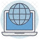 Business World Laptop Icon