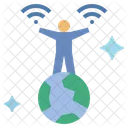 Connect Internet King Icon