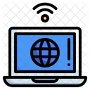 Internet Wifi Laptop Icon