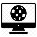 Internet Monitor Screen Icon
