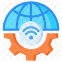Internet World Wireless Icon