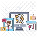 Internetkommunikation  Icon