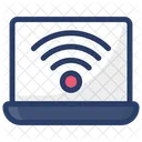 Internetverfugbarkeit Internetverbindung Laptop WLAN Icon