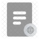 Internet List  Icon