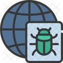 Internet Malware Internet Virus Malware Icône