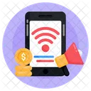 Mobile Wifi Internet Marketing Mobile Marketing Icon