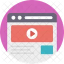 Online Video Platform Icon