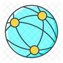 인터넷 네트워크  아이콘
