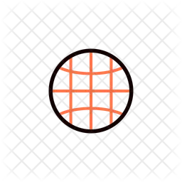 Internet network or can be seen as a waffle or circle net.  Icon