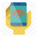 Internet Of Thing Wifi Shopping Icon